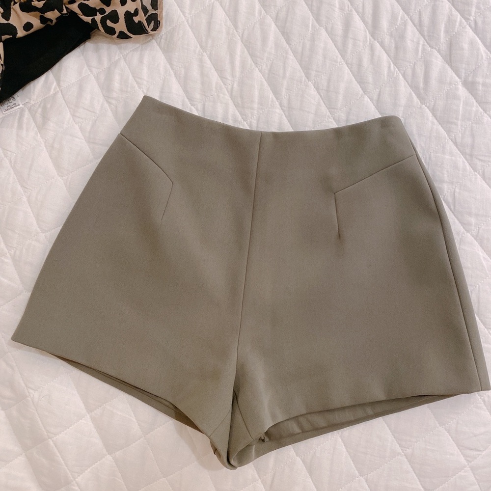 Olive shorts